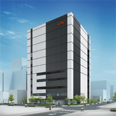 現在建築中のデータセンター名古屋丸の内（2014年2月運用開始予定）
