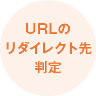 URLのリダイレクト先判定