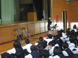 5月16日（木）埼玉県 さいたま市立植竹中学校にて