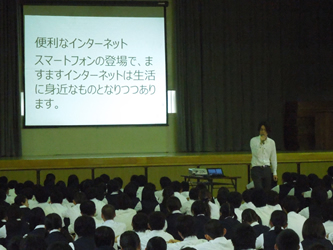 6月20日（木）埼玉県 さいたま市泰平中学校にて