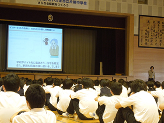 7月2日（火）埼玉県 さいたま市 片柳中学校様にて