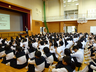 4月19日（土）さいたま市立七里中学校様にて