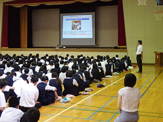 7月18日（金）さいたま市立木崎中学校様にて