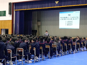 4月8日（水）帝京大学中学校・高等学校様にて（2）