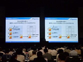 弊社企業PRの様子