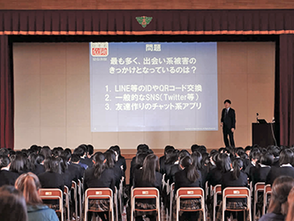 4月22日（土）　青森県立七戸高等学校様にて