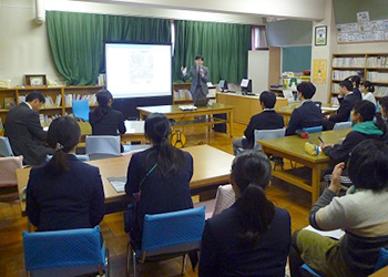 11月27日（月）流山市立西初石小学校様にて